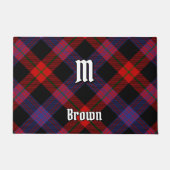 Clan Brown Tartan Deurmat (Voorkant)