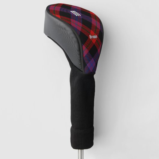 Clan Brown Tartan Golfheadcover (Schuin)