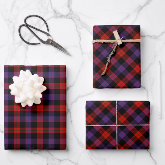 Clan Brown Tartan Inpakpapier Vel (Voorkant)