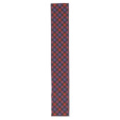 Clan Brown Tartan Lange Tafelloper (Voorkant)
