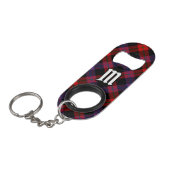 Clan Brown Tartan Mini Flessenopener (Voorkant Gekanteld)