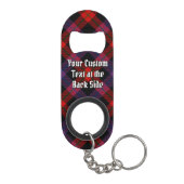 Clan Brown Tartan Mini Flessenopener (Achterkant)