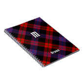 Clan Brown Tartan Notitieboek (Rechterzijde)
