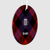 Clan Brown Tartan Ornament (voorkant)