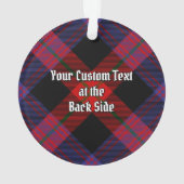 Clan Brown Tartan Ornament (achterkant)