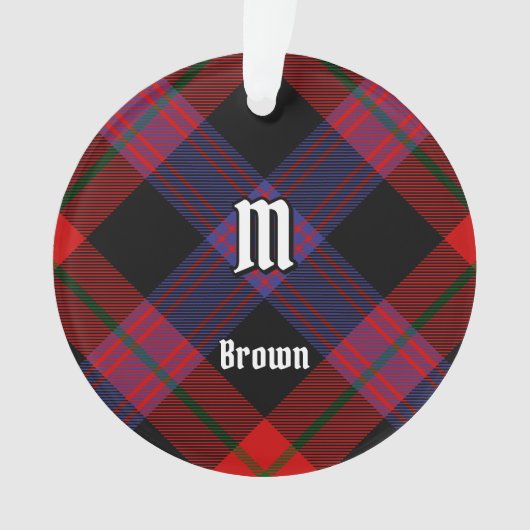 Clan Brown Tartan Ornament (voorkant)
