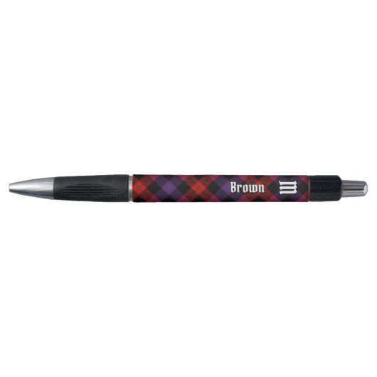 Clan Brown Tartan Pen (Voorkant)