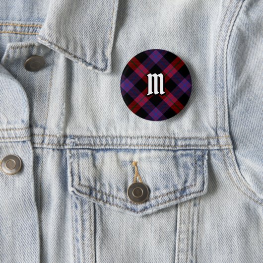 Clan Brown Tartan Ronde Button 5,7 Cm (In situ)