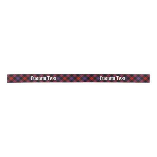 Clan Brown Tartan Satijnen Lint (Voorkant)