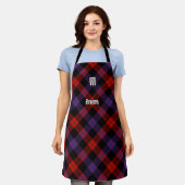 Clan Brown Tartan Schort (Gedragen)