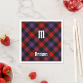 Clan Brown Tartan Servet (Insitu)