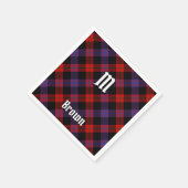 Clan Brown Tartan Servet (Hoek)