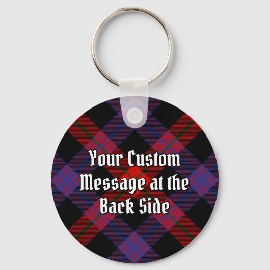 Clan Brown Tartan Sleutelhanger (Achterkant)
