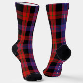 Clan Brown Tartan Sokken (Gebogen)