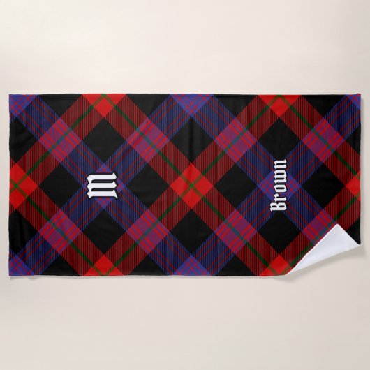 Clan Brown Tartan Strandlaken (Voorkant)