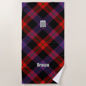 Clan Brown Tartan Strandlaken (Voorkant)