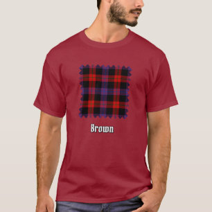 Clan Brown Tartan T-shirt