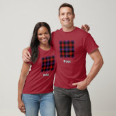Clan Brown Tartan T-shirt (Unisex)