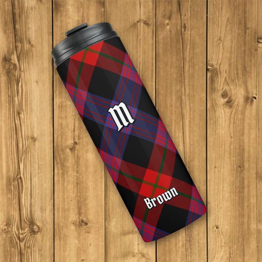 Clan Brown Tartan Thermosbeker