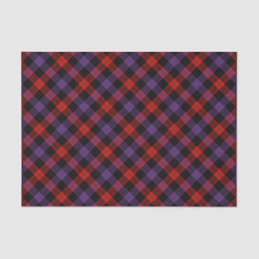 Clan Brown Tartan Tissuepapier (Voorkant)
