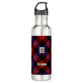 Clan Brown Tartan Waterfles (Voorkant)
