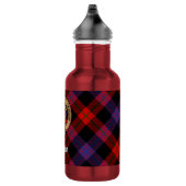 Clan Brown Wapen over Tartan Waterfles (Rechts)