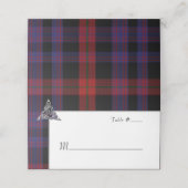 Clan Brown Wedding Plaatskaartje (Buitenkant ongevouwen)