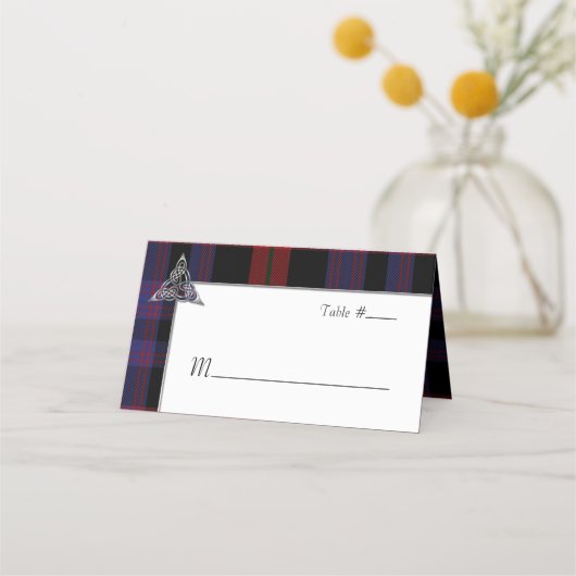 Clan Brown Wedding Plaatskaartje (Voorkant)