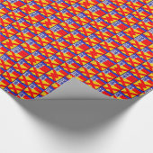 Clan Bruce Coat of Arms Pattern Cadeaupapier (Hoek)