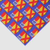 Clan Bruce Coat of Arms Pattern Tissuepapier (Detail)