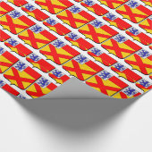 Clan Bruce Coat of Arms Wrapping Paper Cadeaupapier (Hoek)