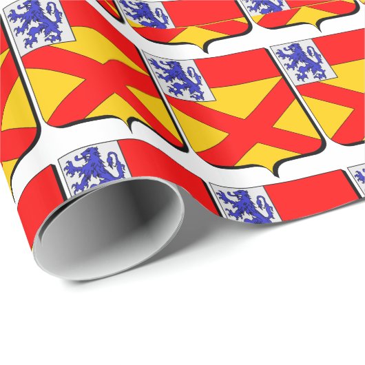 Clan Bruce Coat of Arms Wrapping Paper Cadeaupapier (Rol Hoek)