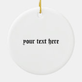 Clan Bruce Crest Badge en Tartan Keramisch Ornament (Achterkant)