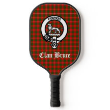Clan Bruce Crest Badge & Tartan Custom