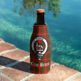 Clan Bruce Crest Badge & Tartan Flesjeskoeler