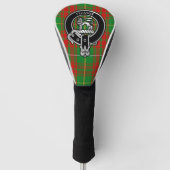 Clan Bruce Crest & Hunting Tartan Golfheadcover (Voorkant)