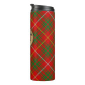 Clan Bruce Crest over Tartan Thermosbeker (Geroteerd rechts)