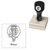 Clan Bruce Crest Rubber Stamp Rubberstempel (Gestempeld)