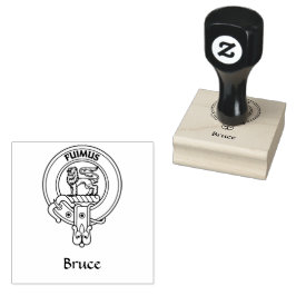 Clan Bruce Crest Rubber Stamp Rubberstempel