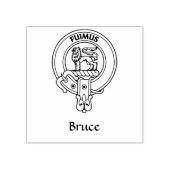 Clan Bruce Crest Rubber Stamp Rubberstempel (Afrduk)