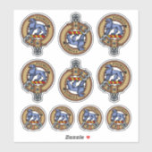 Clan Bruce Crest Sticker Set (Vel)