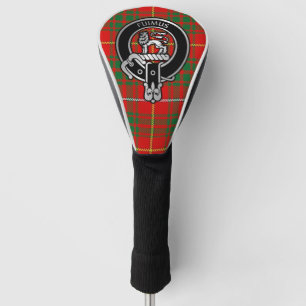 Clan Bruce Crest & Tartan Golf Head Hoesje Golfheadcover