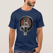 Clan Bruce Crest & Tartan T-shirt (Voorkant)