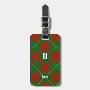 Clan Bruce Hunting Tartan Bagagelabel
