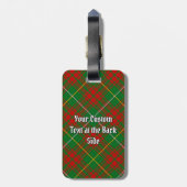 Clan Bruce Hunting Tartan Bagagelabel (Achterkant verticaal)