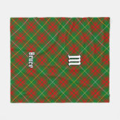 Clan Bruce Hunting Tartan Fleece Deken (Voorkant (Horizontaal))