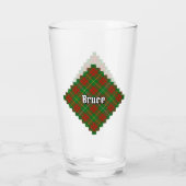 Clan Bruce Hunting Tartan Glas (Achterkant)