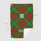 Clan Bruce Hunting Tartan Golfhanddoek (Insitu)