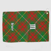 Clan Bruce Hunting Tartan Golfhanddoek (Horizontaal)