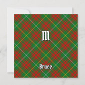 Clan Bruce Hunting Tartan Kaart (Voorkant)